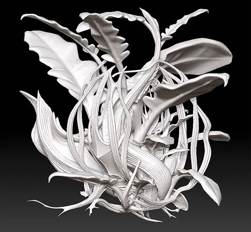 Hybrid Plant - digital morphological study