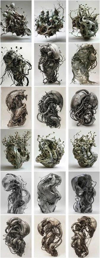 Hybrid - generated form studies