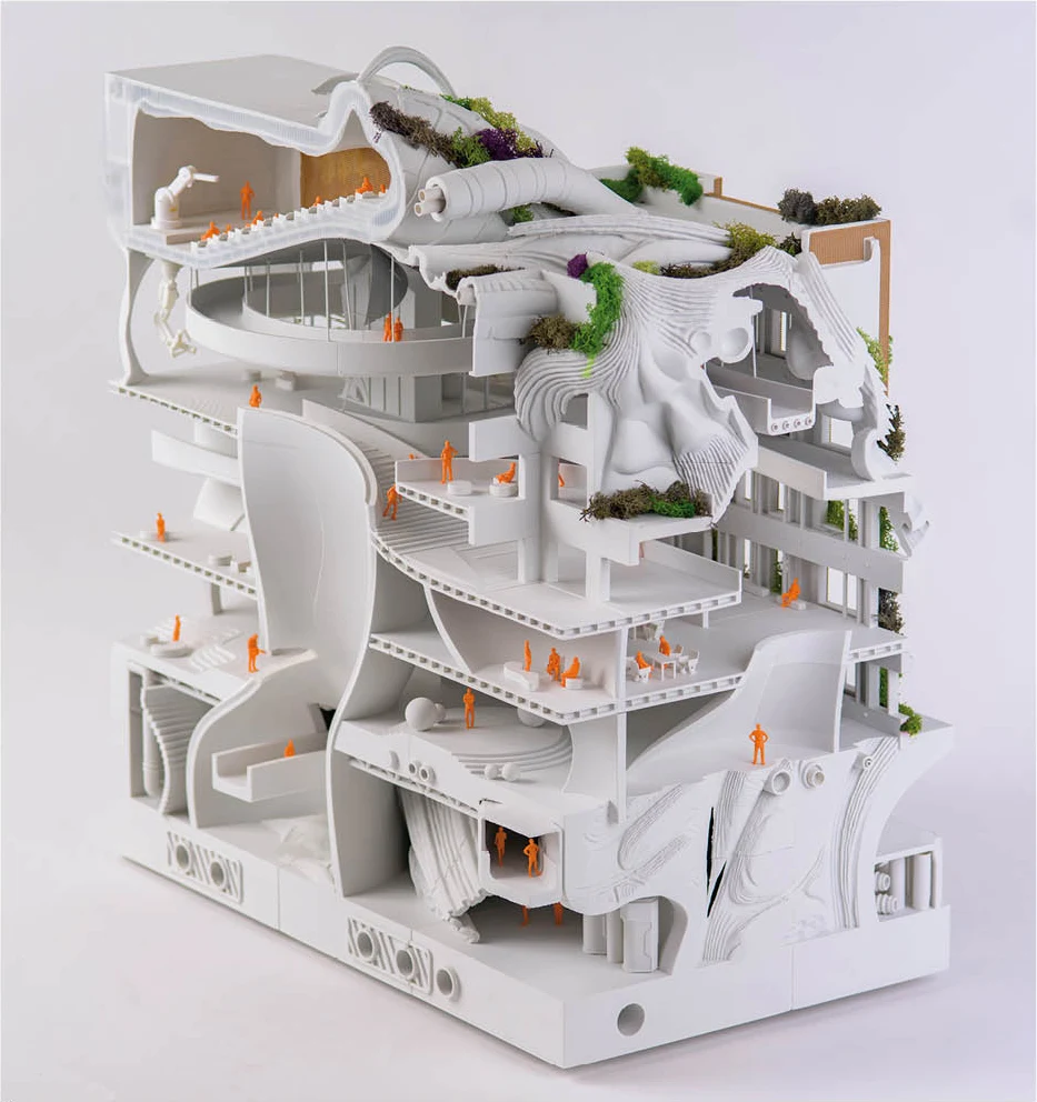 Hybrid - oblique model view