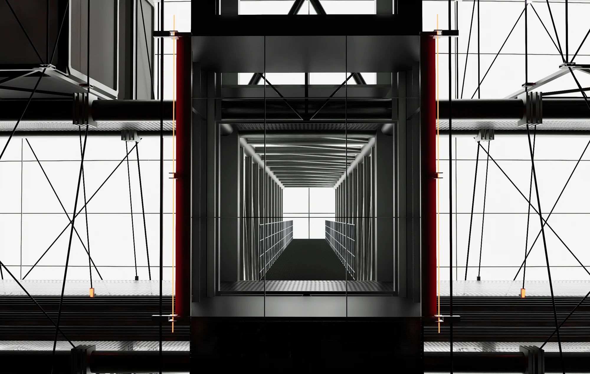 Bridge within the structural framework