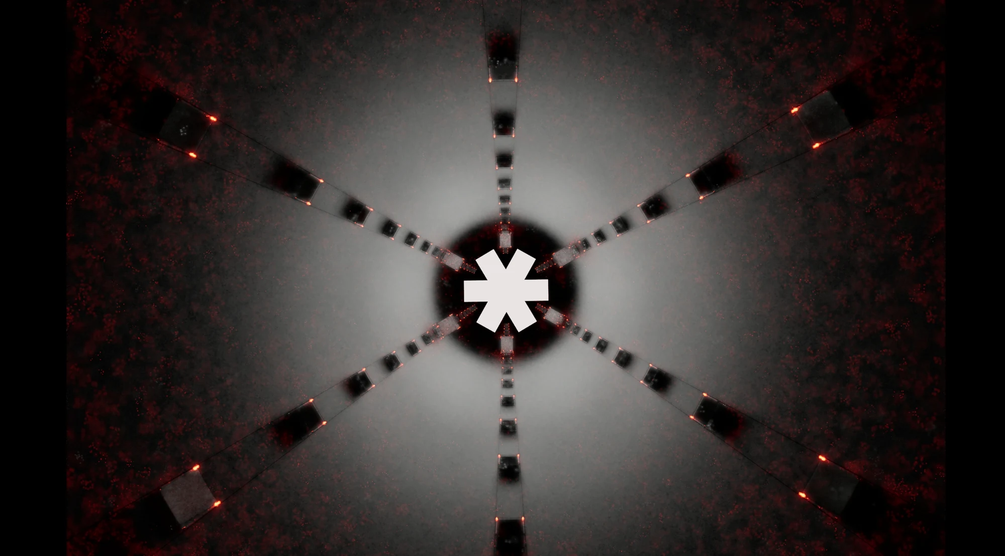 Axial view of the rotor